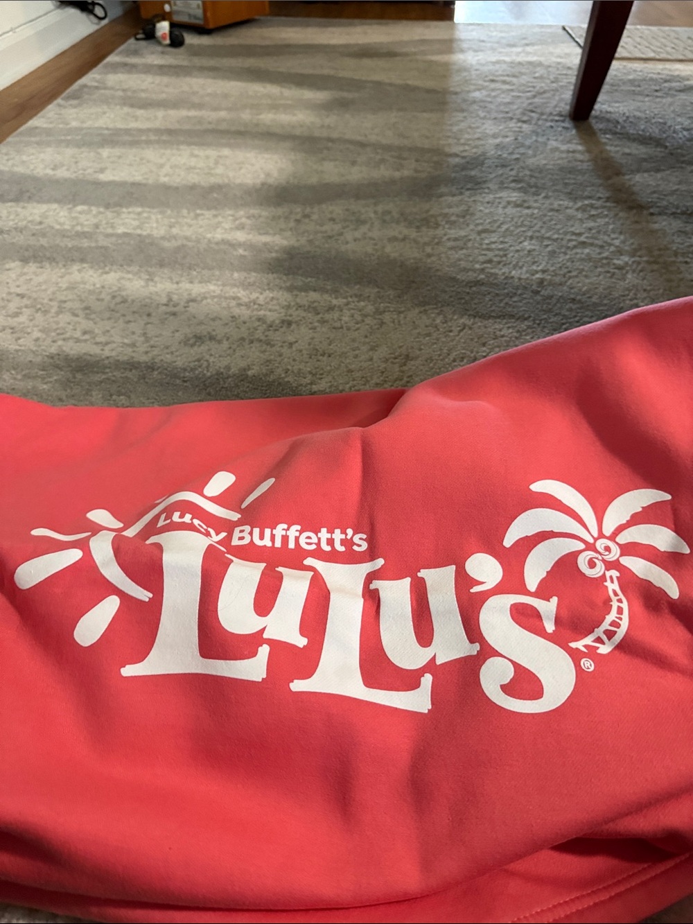 LuLu's Coral Pink Kids Skort with White Logo